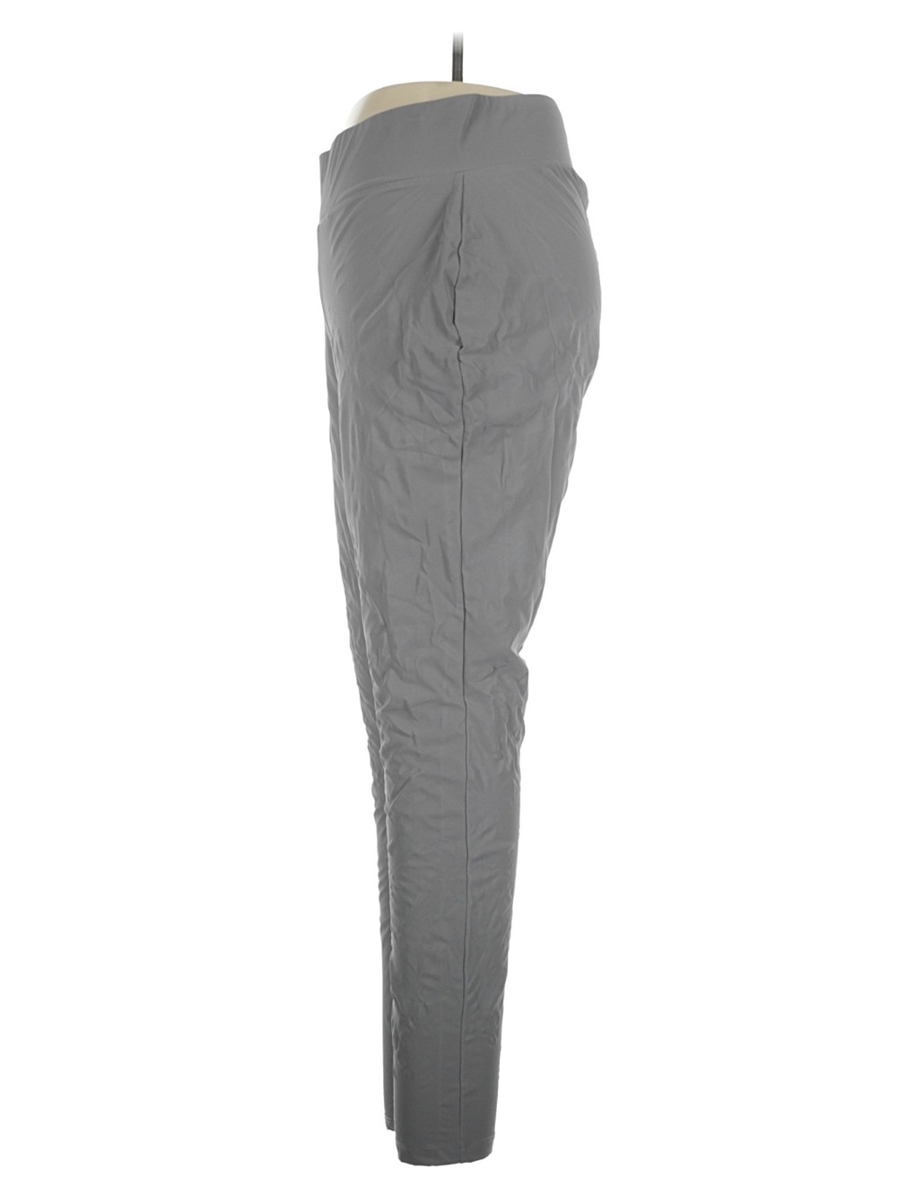 Ashley Stewart Gray Pull-On Stretch Leggings. 14/16
